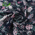 Printed 100D chiffon plain fabric for dress